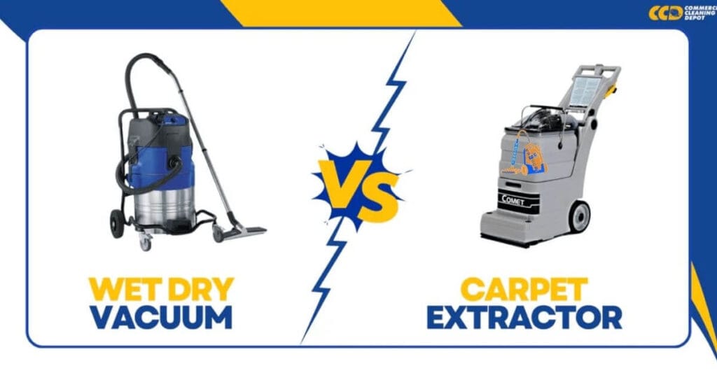 vacuum cleaner vs carpet cleaner
